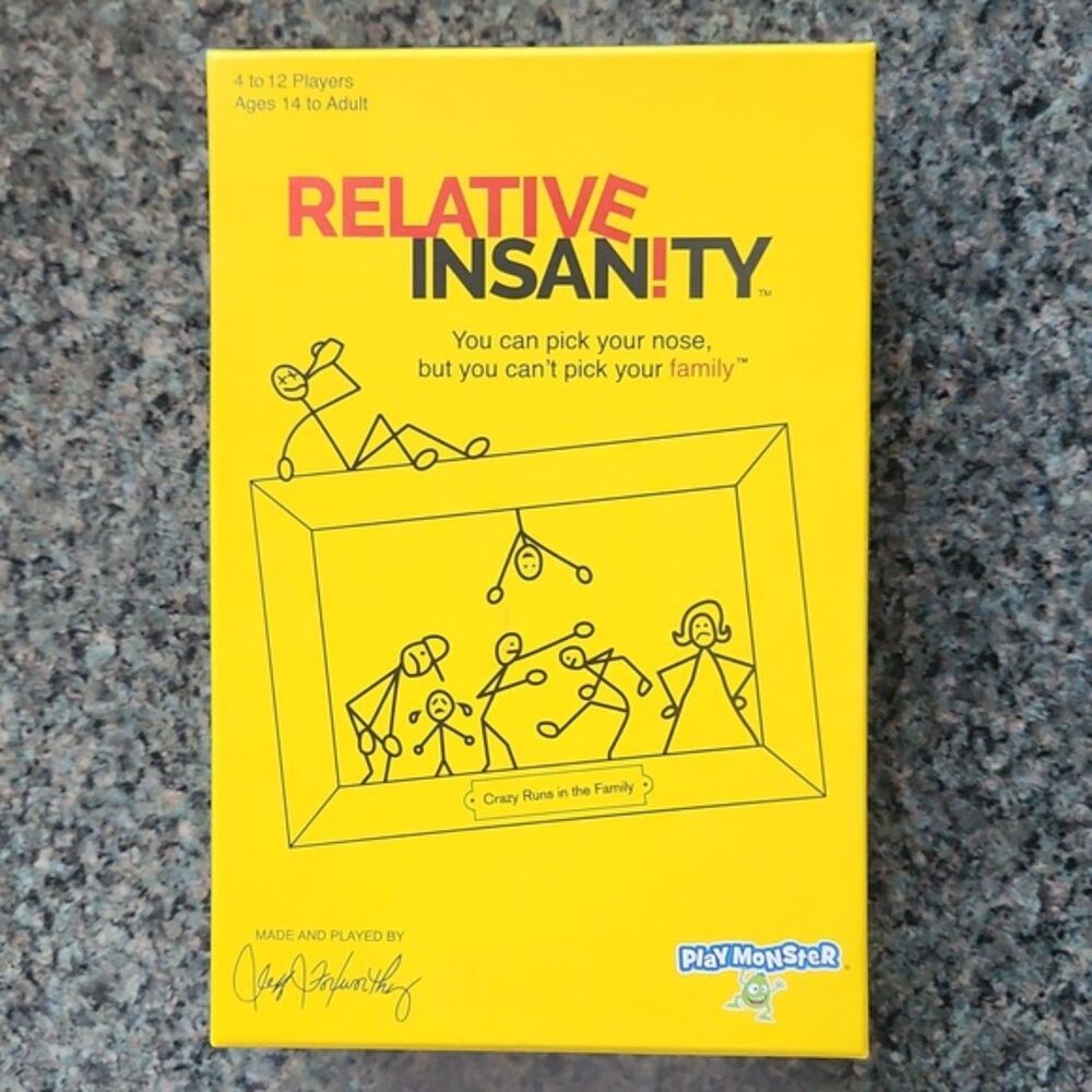 Relative Insan!ty Party Game by Jeff Foxworthy